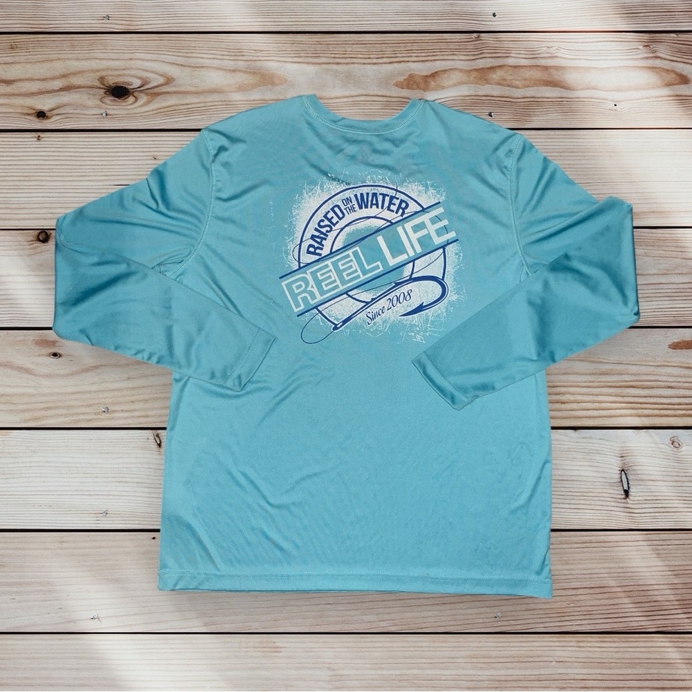 Reel life long sleeve shirt